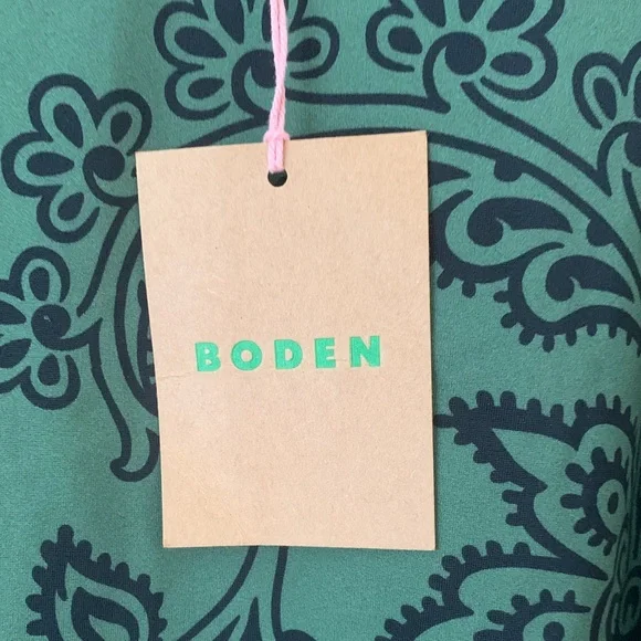 NWT Boden Green Floral One Piece Swimsuit - Picture 3 of 6